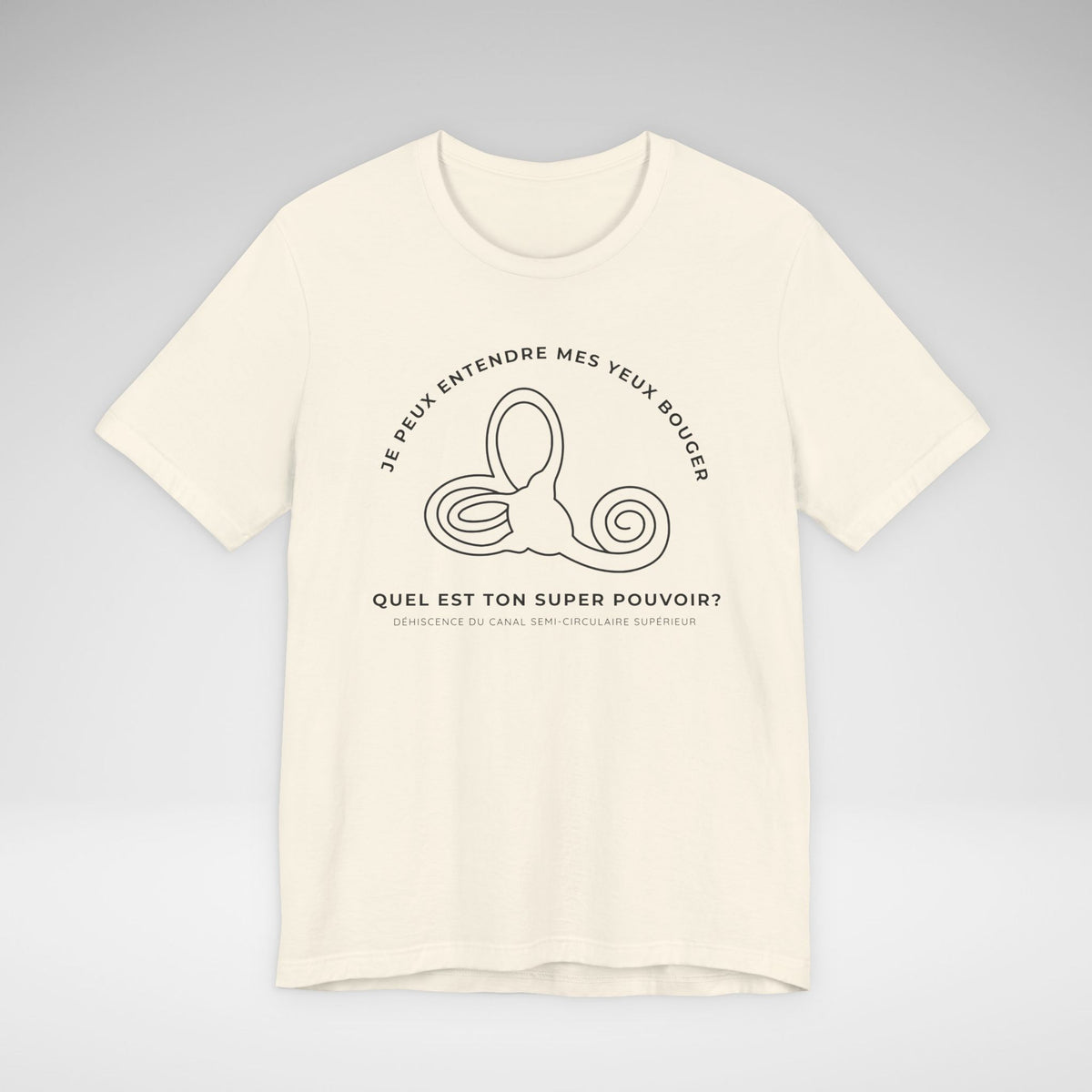 Déhiscence du canal semi-circulaire supérieur Bella Canvas Unisex Jersey Short Sleeve Tee