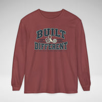Built Different SCDS Awareness Comfort Colors Unisex Garment-dyed Long Sleeve T-Shirt