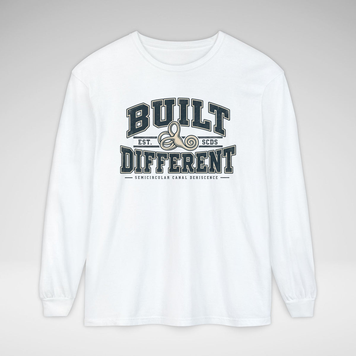 Built Different SCDS Awareness Comfort Colors Unisex Garment-dyed Long Sleeve T-Shirt