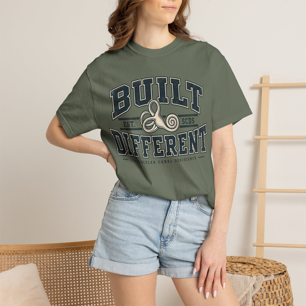 Built Different SCDS Awareness Comfort Colors Unisex Garment-Dyed T-shirt