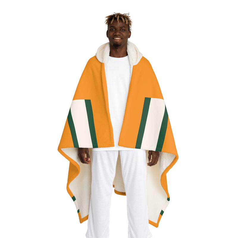 Custom Team Blanket Hooded Sherpa Fleece Blanket – Cozy Oversized Hooded Throw