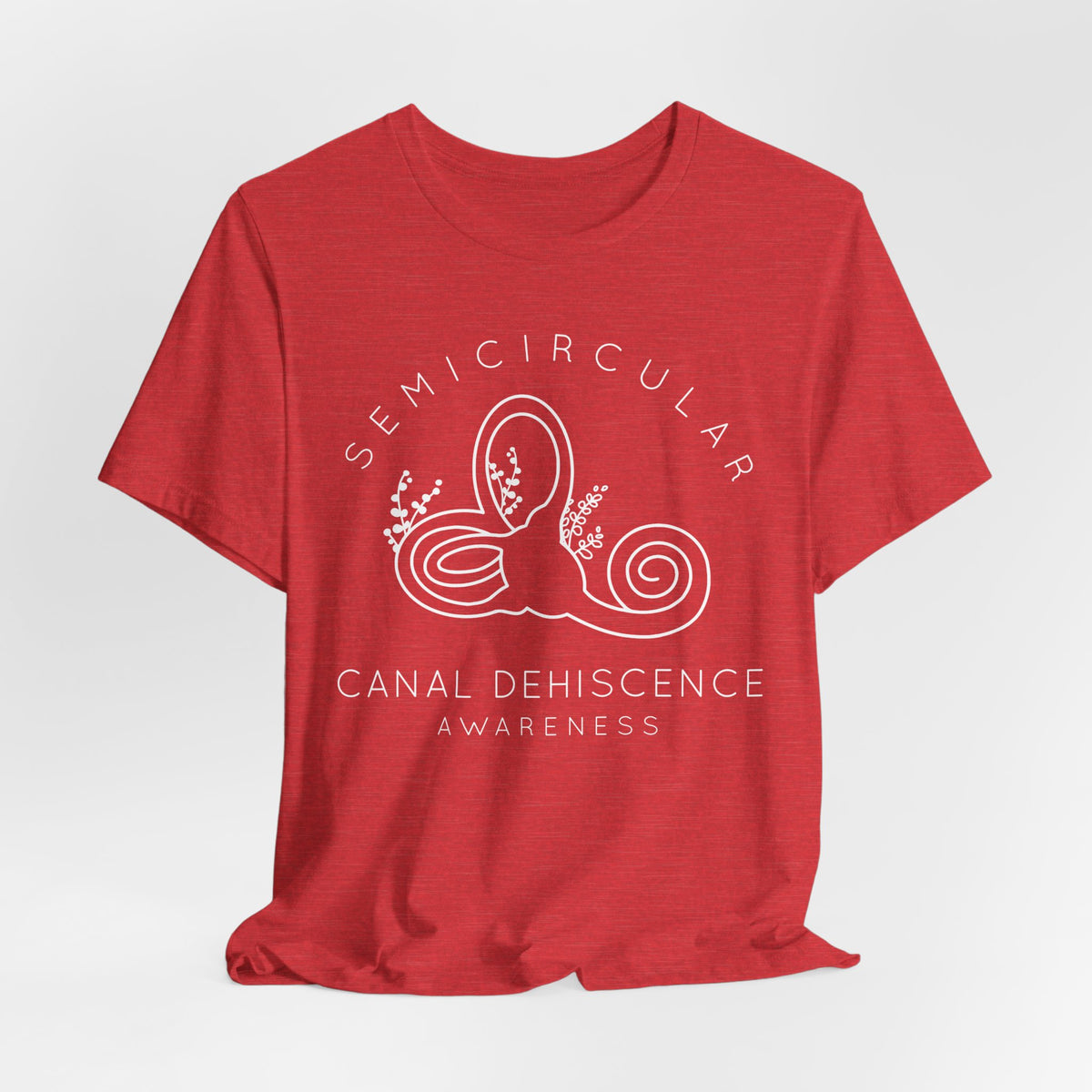 Semicircular Canal Dehiscence Awareness Awareness Bella Canvas Unisex Jersey Short Sleeve Tee