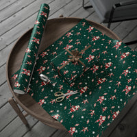 Santa's Slapshot Wrapping Paper