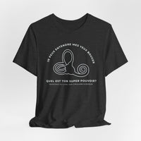 Déhiscence du canal semi-circulaire supérieur Bella Canvas Unisex Jersey Short Sleeve Tee