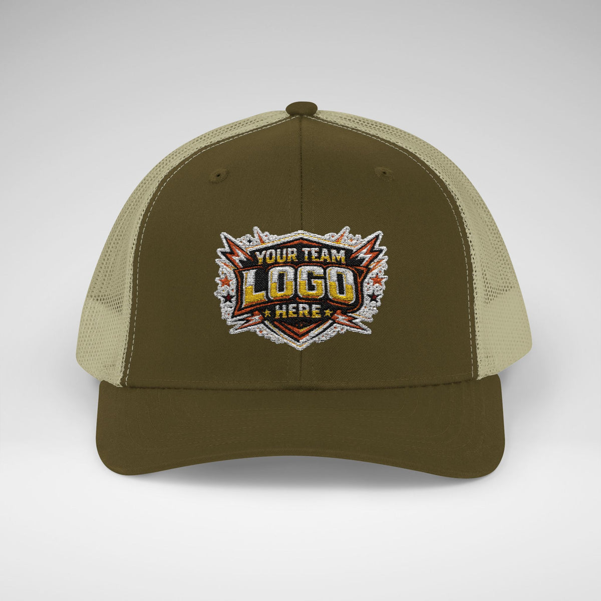 Custom Team Logo Patch Snapback Trucker Cap