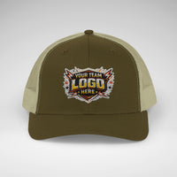 Custom Team Logo Patch Snapback Trucker Cap