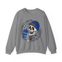 Living Life on the Bleachers Unisex Heavy Blend™ Crewneck Sweatshirt
