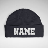 Custom Team Beanie Personalized Sports Beanie Custom Name Number Hat Team Spirit Winter Hat