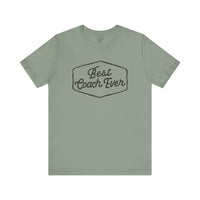 Best Coach Ever Unisex Jersey Short Sleeve Tee