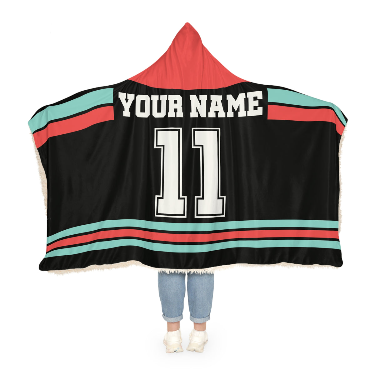 Custom Team Hooded Blanket