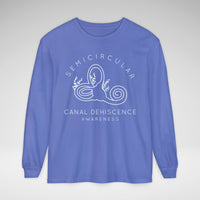 Semicircular Canal Dehiscence Comfort Colors Unisex Garment-dyed Long Sleeve T-Shirt