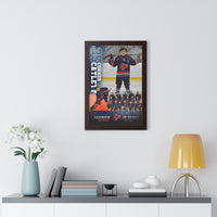 Custom Player Framed Vertical Poster