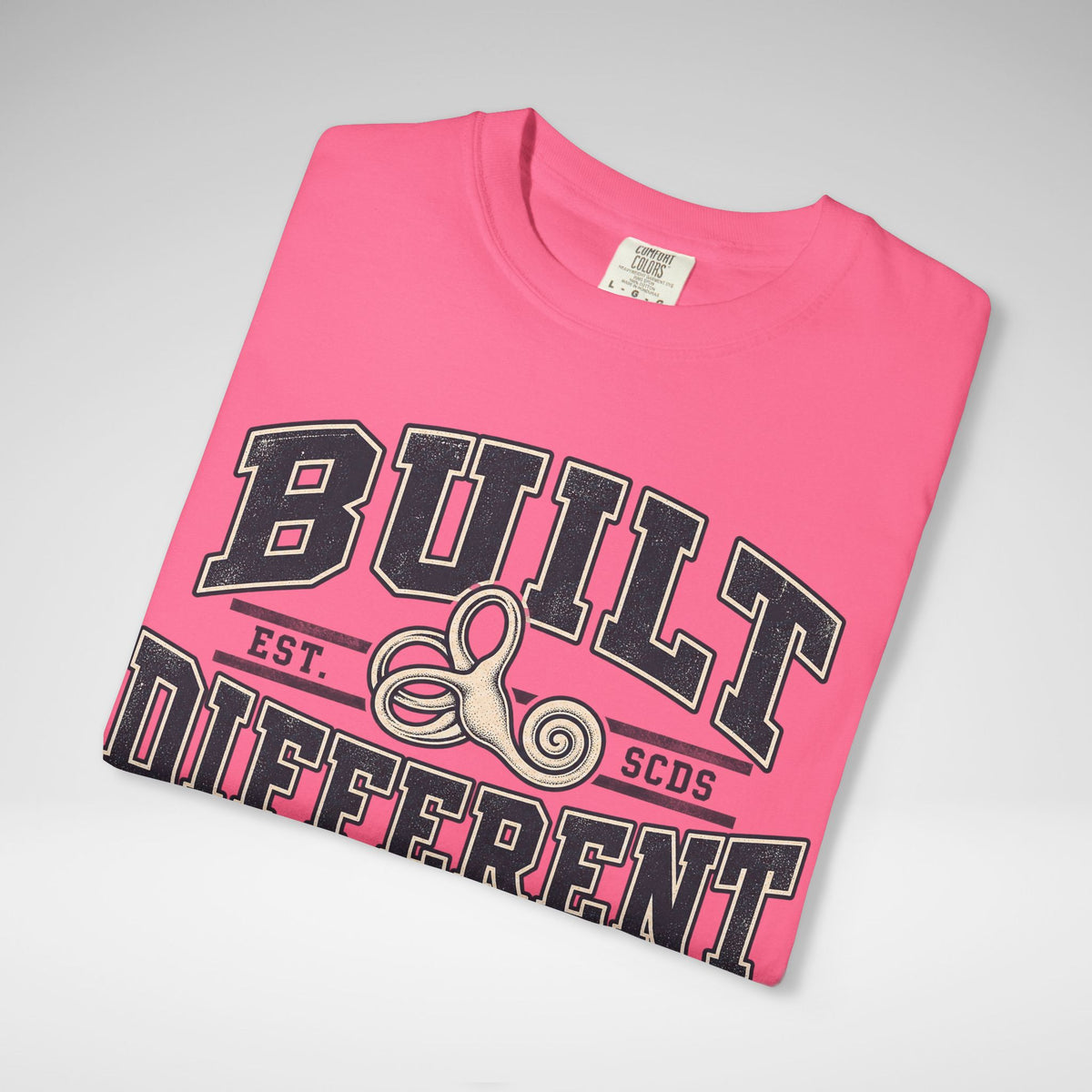 Built Different SCDS Awareness Comfort Colors Unisex Garment-Dyed T-shirt