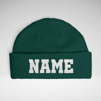 Custom Team Beanie Personalized Sports Beanie Custom Name Number Hat Team Spirit Winter Hat