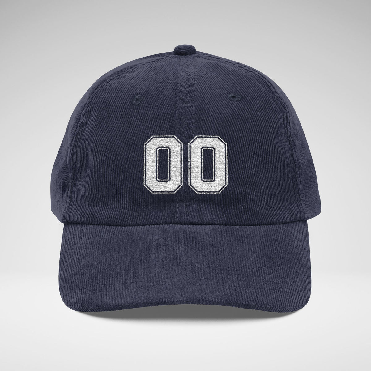 Custom Number Corduroy Hat