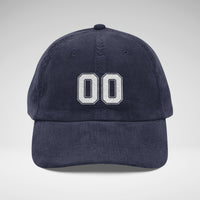 Custom Number Corduroy Hat