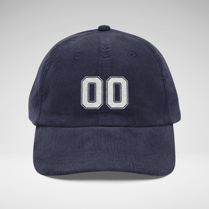 Custom Number Corduroy Hat