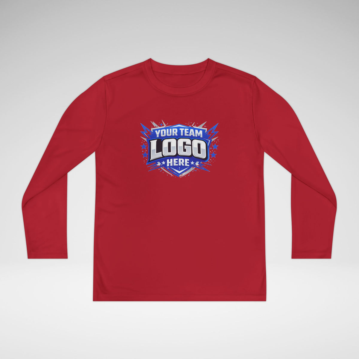 Custom Youth Team Long Sleeve Performance Shirt
