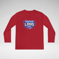 Custom Youth Team Long Sleeve Performance Shirt