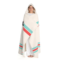 Custom Team Blanket Hooded Sherpa Fleece Blanket – Cozy Oversized Hooded Throw