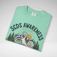 SCDS Awareness “Different Balance, Same Adventure” Comfort Colors Unisex Garment-Dyed T-shirt