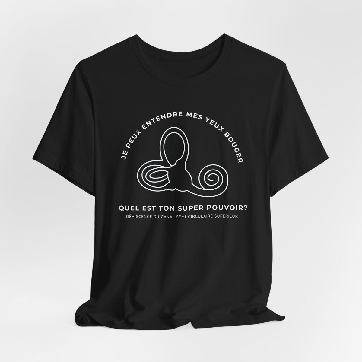 Déhiscence du canal semi-circulaire supérieur Bella Canvas Unisex Jersey Short Sleeve Tee