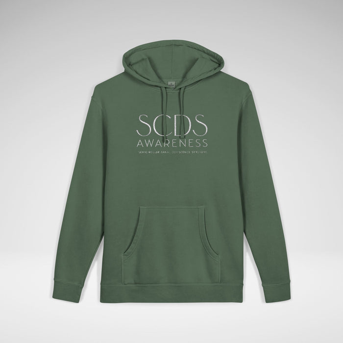 SCDS Awareness Embroidered Pigment-Dyed Hoodie