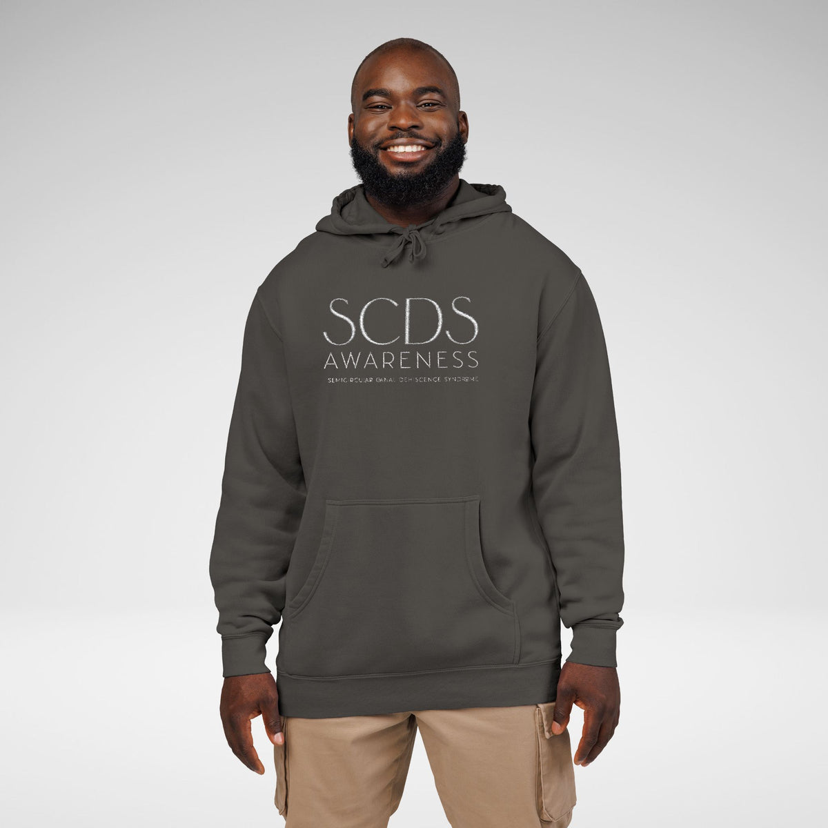 SCDS Awareness Embroidered Pigment-Dyed Hoodie
