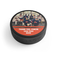 Custom Team Photo Hockey Puck