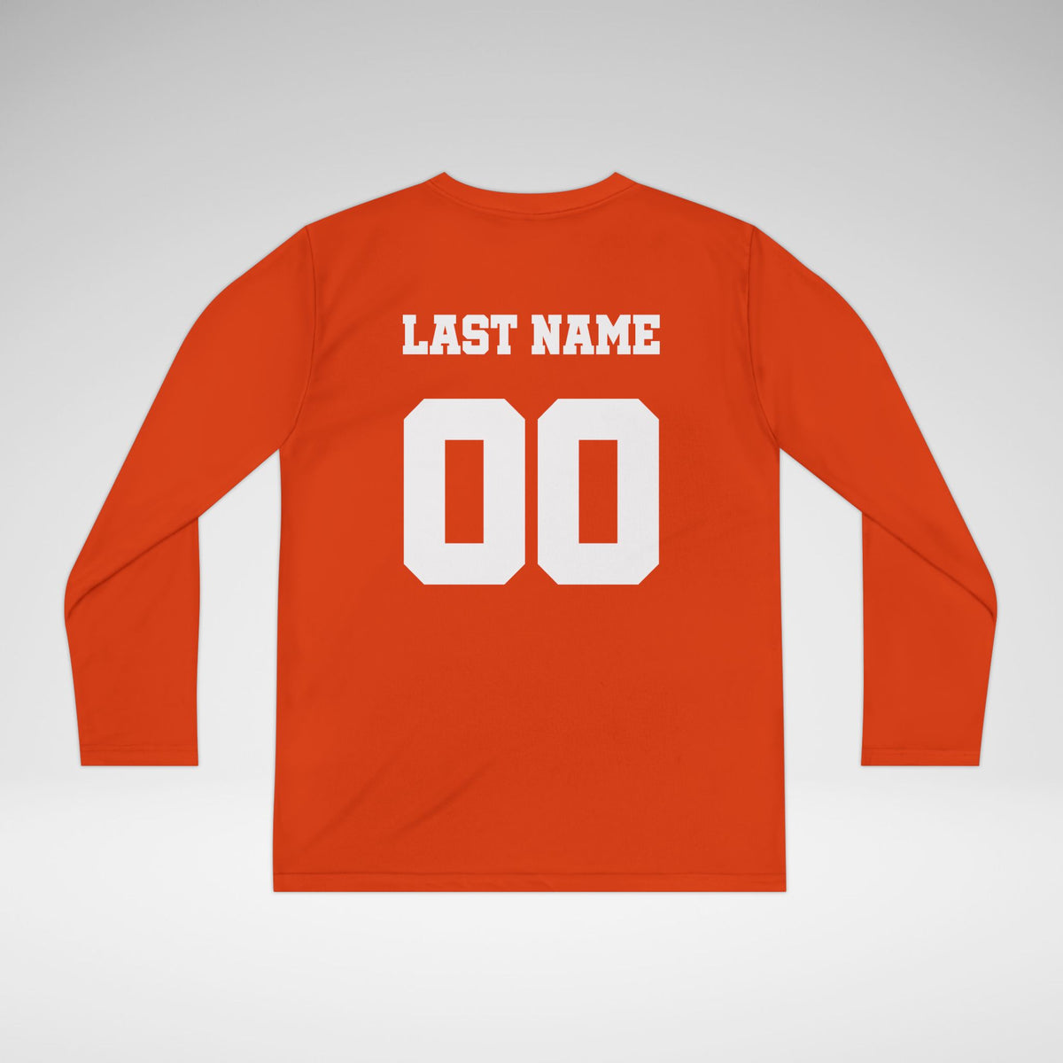 Custom Youth Team Long Sleeve Performance Shirt