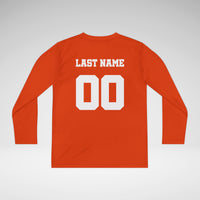Custom Youth Team Long Sleeve Performance Shirt