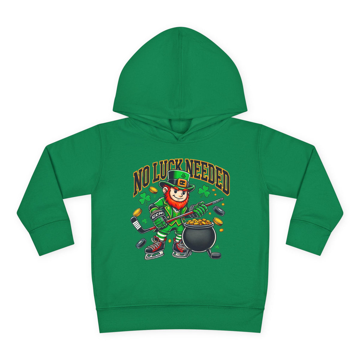 No Luck Needed Toddler Hoodie - Fun St. Patrick's Day Pullover