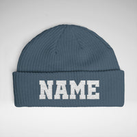 Custom Team Beanie Personalized Sports Beanie Custom Name Number Hat Team Spirit Winter Hat