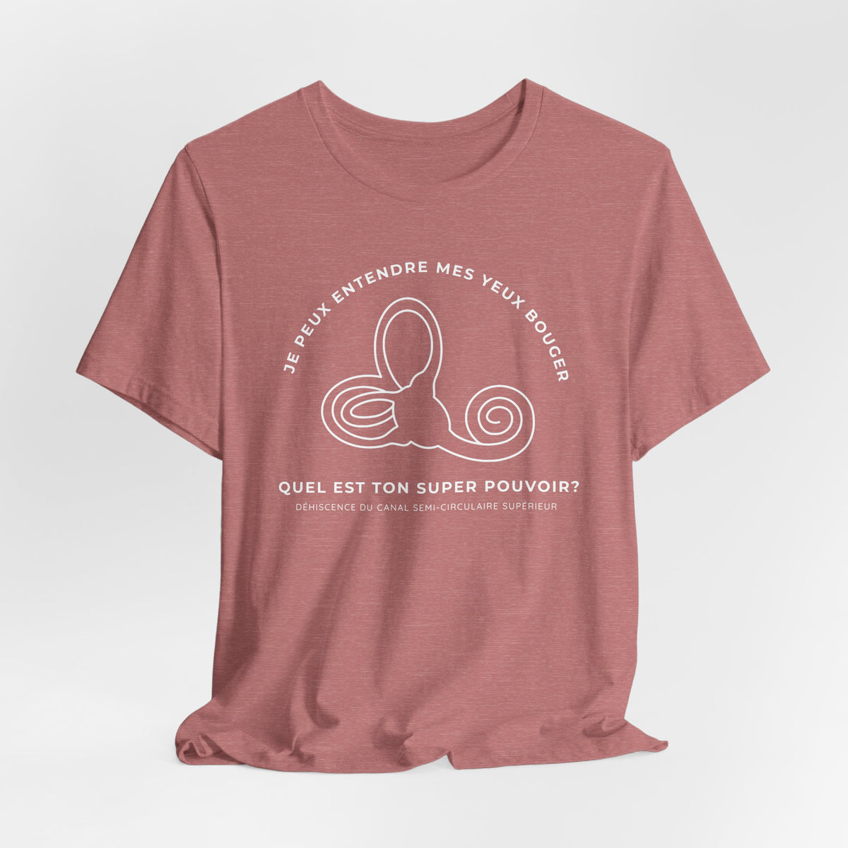 Déhiscence du canal semi-circulaire supérieur Bella Canvas Unisex Jersey Short Sleeve Tee