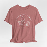 Déhiscence du canal semi-circulaire supérieur Bella Canvas Unisex Jersey Short Sleeve Tee