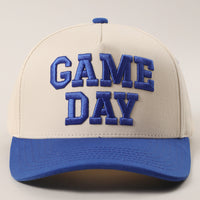 Game Day 3D Letter Embroidered Two-Tone Trucker Hat
