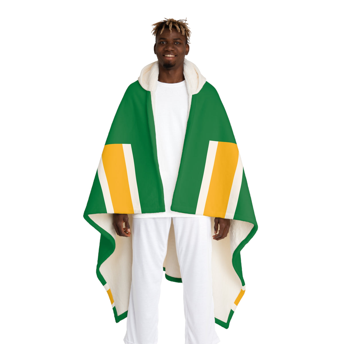 Custom Team Blanket Hooded Sherpa Fleece Blanket – Cozy Oversized Hooded Throw