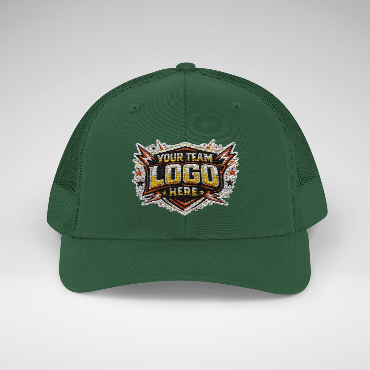 Custom Team Logo Patch Snapback Trucker Cap