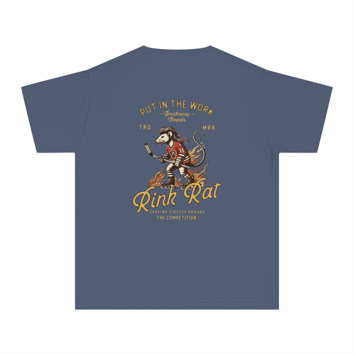 Rink Rat Comfort Colors Youth Midweight Tee