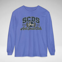 SCDS Anti Social Club Comfort Colors Unisex Garment-dyed Long Sleeve T-Shirt
