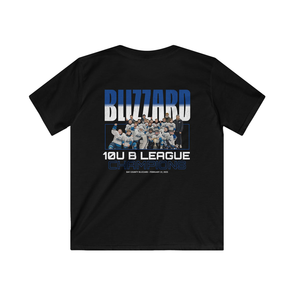 Kids 10U B League Champions Tee - Celebrate Team Spirit in Style