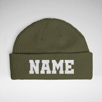 Custom Team Beanie Personalized Sports Beanie Custom Name Number Hat Team Spirit Winter Hat