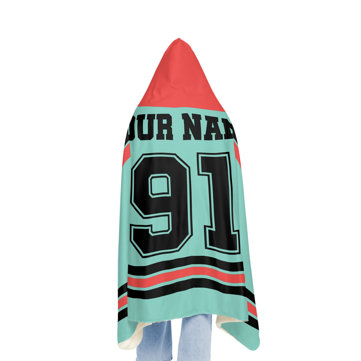 Custom Team Hooded Blanket