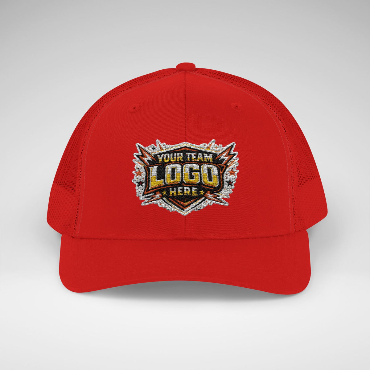 Custom Team Logo Patch Snapback Trucker Cap