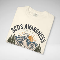 SCDS Awareness “Different Balance, Same Adventure” Comfort Colors Unisex Garment-Dyed T-shirt