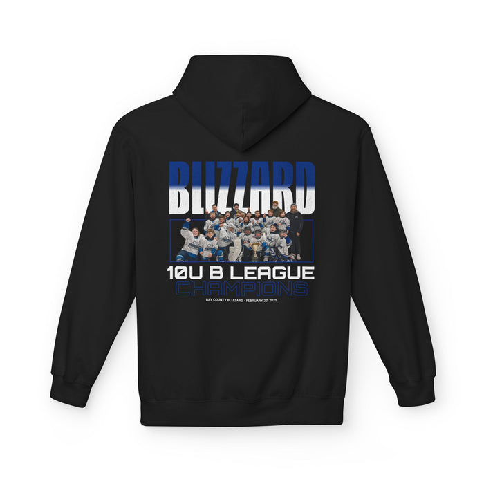 Blizzard 10U B League Champions Hoodie | Unisex Midweight Fleece