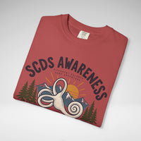 SCDS Awareness “Different Balance, Same Adventure” Comfort Colors Unisex Garment-Dyed T-shirt