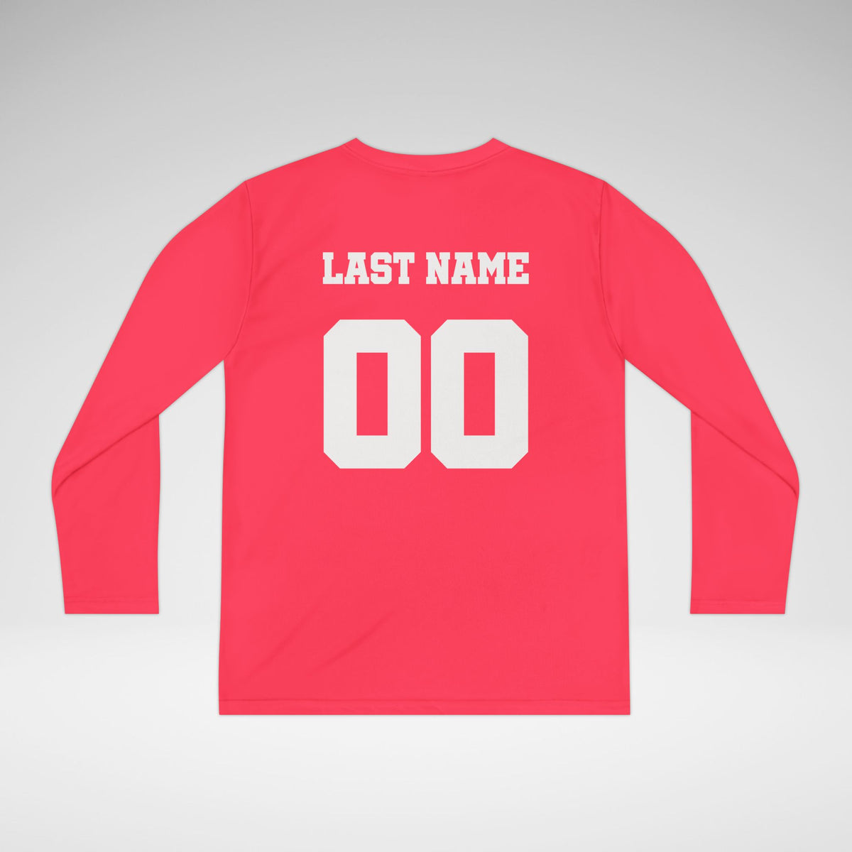 Custom Youth Team Long Sleeve Performance Shirt