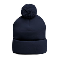 Custom Team Pom-Pom Knit Cap – Embroidered Beanie for Sports Fans