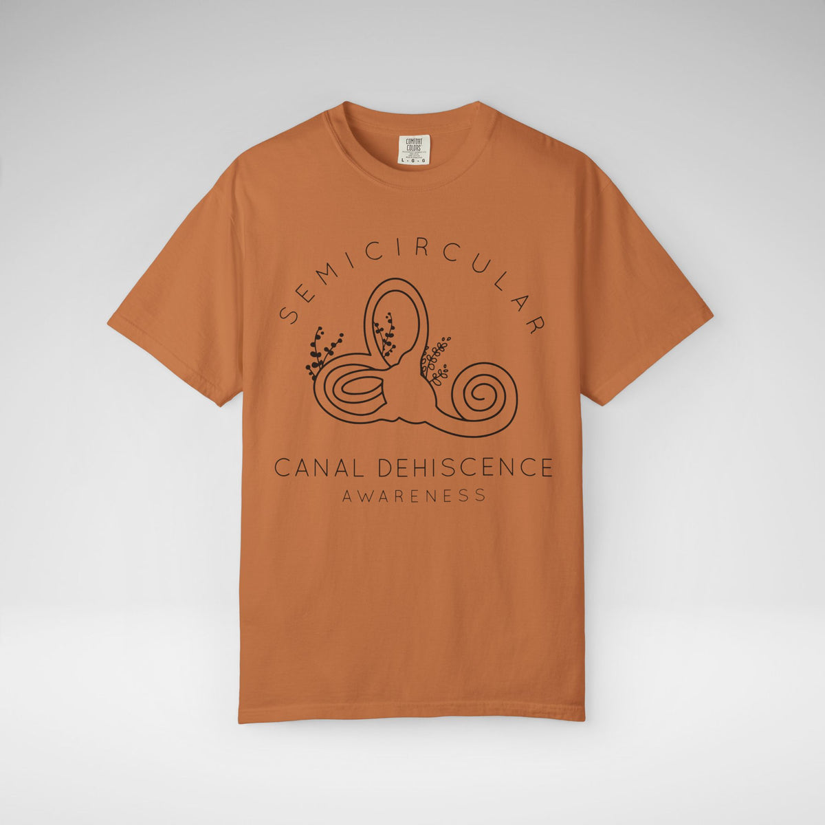 Semicircular Canal Dehiscence Comfort Colors Unisex Garment-Dyed T-shirt